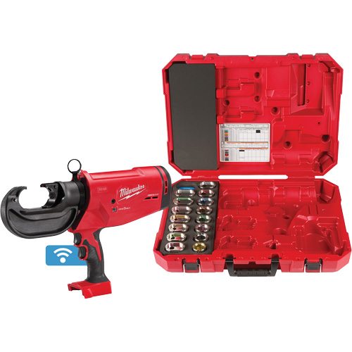 M18 FORCE LOGIC 750 MCM Crimper with #6 - 750 MCM Al Dies Oxymax Inc