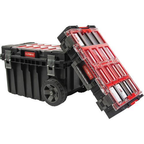 2-Piece Arx&reg; Rolling Tool Chest Set, 23-4/5" x 16" x 20-3/5", Black Oxymax Inc