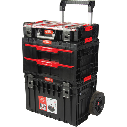 Jeu de base pour coffre &agrave; outils roulant Arx 3 mcx, 25-1/5" x 19" x 42-2/5", Noir Oxymax Inc