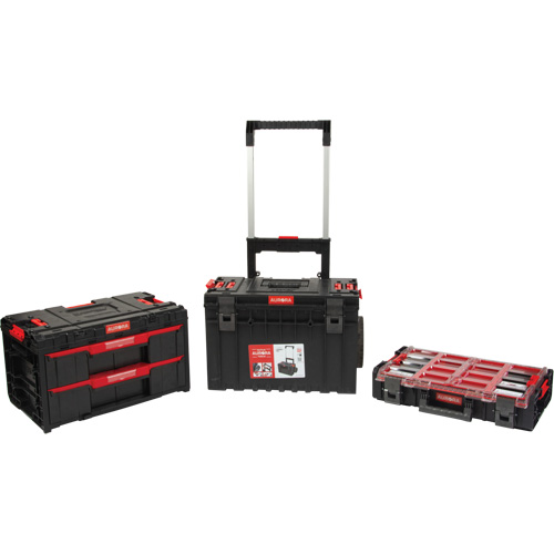 Jeu de base pour coffre &agrave; outils roulant Arx 3 mcx, 25-1/5" x 19" x 42-2/5", Noir Oxymax Inc