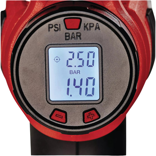 Gonfleur motoris&eacute; sans fil &agrave; haute pression CE-CC 18 Li 18 V avec jauge num&eacute;rique (outil seulement) Oxymax Inc