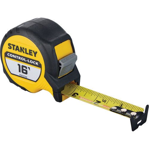 CONTROL-LOCK Tape Measure, 25 mm x 16', Imperial Graduations Oxymax Inc