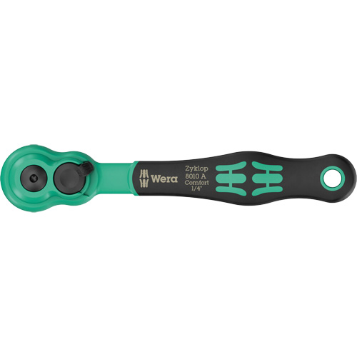 Cl&eacute; &agrave; cliquet Zyklop Comfort avec levier dinversion, Prise de 1/4", Poign&eacute;e Ergonomique Oxymax Inc