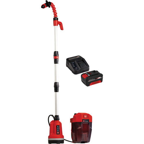 Cordless Clean Water Rain Barrel Pump with 4Ah Battery & Charger Starter Kit, 18 V, 792.5 GPH Oxymax Inc