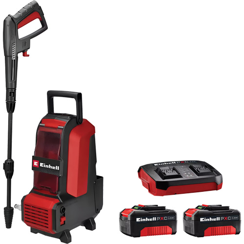 Cordless High Pressure Cleaner with 4Ah PXC Battery & Charger Starter Kit, Battery Powered, 1522 PSI, 1.23 GPM Oxymax Inc