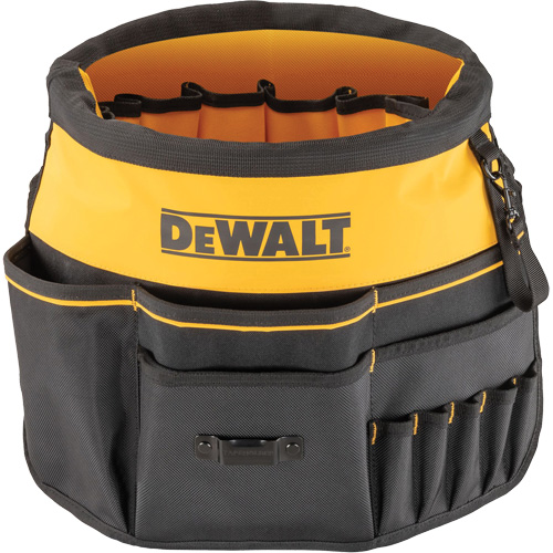 Bucket Tool Organizer, 19-3/4" L x 2" W x 19-5/8" H, Black/Yellow Oxymax Inc