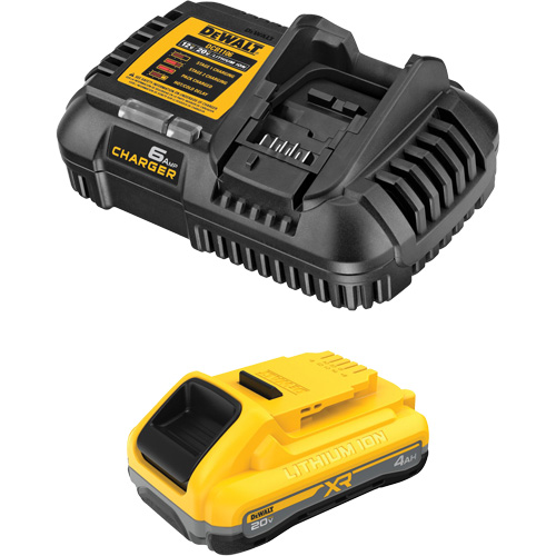 Ensemble de bloc-pile et chargeur XR POWERPACK, Lithium-ion, 20 V, 4 Ah Oxymax Inc