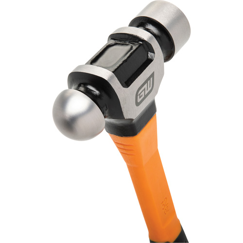 Marteau &agrave; panne ronde, Poids de la t&ecirc;te 32 oz, Face Ordinaire/Poli, Prise Fibre de verre Oxymax Inc