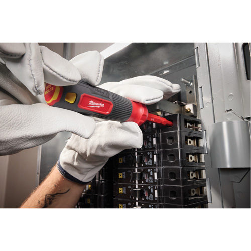 2-in-1 1000V Insulated Flip Shank Multi-Bit Screwdriver, 8-4/5" L, Cushion Grip Handle Oxymax Inc