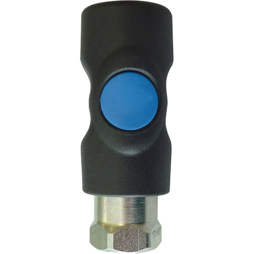 Raccord industriel rapide TOPQUIK S1, Composite en polyester/Acier inoxydable, 1/4", NPT femelle, 174 PSI Oxymax Inc