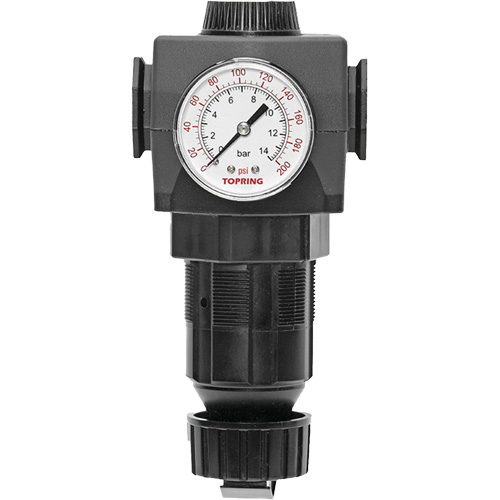 D&eacute;tendeur &agrave; diaphragme en zinc MODULAIR 400, 1/2" NPT, PSI max. de 300 psi, Canalisation/Modulaire Oxymax Inc