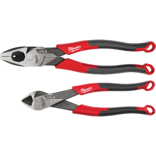 Comfort Grip Cutting Pliers Set, 2 Pieces Oxymax Inc