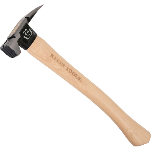Marteau &agrave; panne fendue droite &agrave; face meul&eacute;e, 22 oz, Prise en Bois, 16-1/10" lo Oxymax Inc