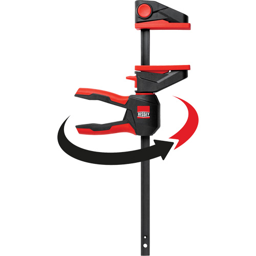 One-Hand Bar Trigger Clamps with 360° Rotating Handle, 4-1/2" (114.3 mm) Oxymax Inc