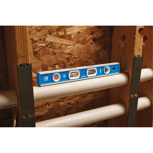 Tool Box Level, Box, 1' L, Aluminum, 4, Magnetic Oxymax Inc