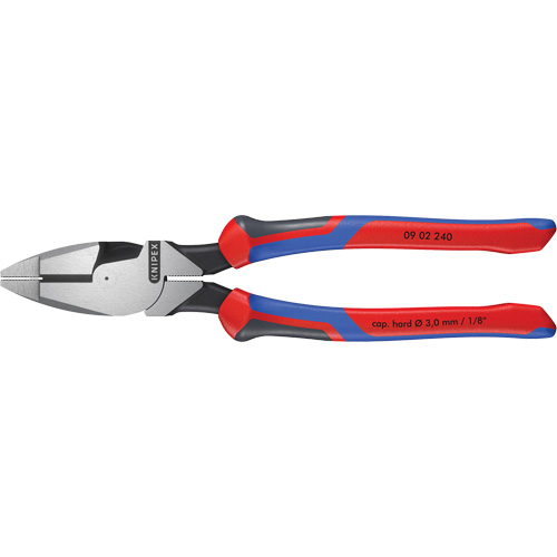Pince pour monteurs de lignes &agrave; levier d&eacute;multipli&eacute;, t&ecirc;te type Nouvelle-Angleterre avec poign&eacute;e KNIPEXTEND Oxymax Inc