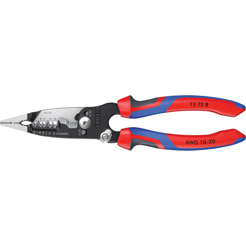 Pince &agrave; d&eacute;nuder forg&eacute;e avec poign&eacute;e KNIPEXTEND, 8" lo, 10 - 20 AWG Oxymax Inc