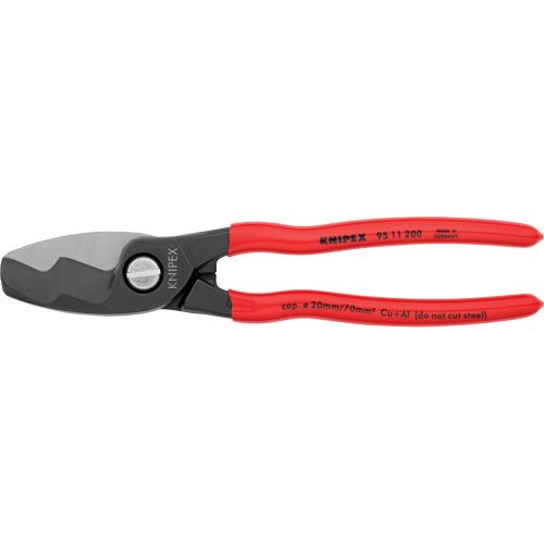 Cable Shears with Twin Cutting Edges, 8" Oxymax Inc