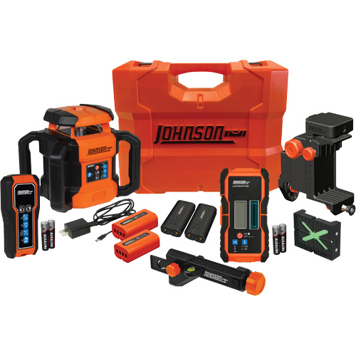 Trousse de niveau laser rotatif &agrave; double pente GreenBrite&reg;, 4000' (1219,2 m), 510 Nm/530 N.m Oxymax Inc