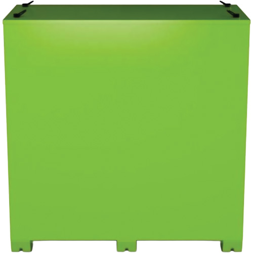 Armoire de rangement d'&eacute;PI sur place, Acier, Vert lime haute visibilit&eacute; Oxymax Inc