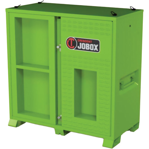 Armoire ventil&eacute;e pour le rangement d'&eacute;PI sur place, Acier, Vert lime haute visibilit&eacute; Oxymax Inc