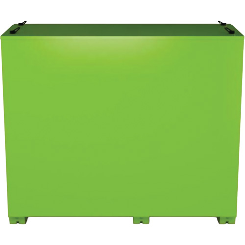 Armoire de rangement d'&eacute;PI sur place, Acier, Vert lime haute visibilit&eacute; Oxymax Inc
