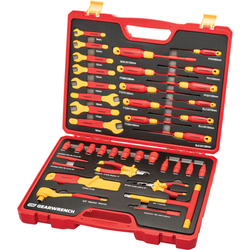 VDE Insulated Tool Set, 1000 V, 39 Pcs Oxymax Inc
