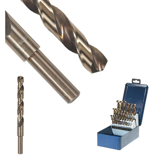SST+ Reduced Shank Drill Bit, 17/32", High Speed Steel, 4-13/16" Flute, 135° Point Oxymax Inc