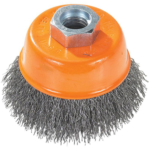 Crimped Wire Cup Brush with Ring Oxymax Inc