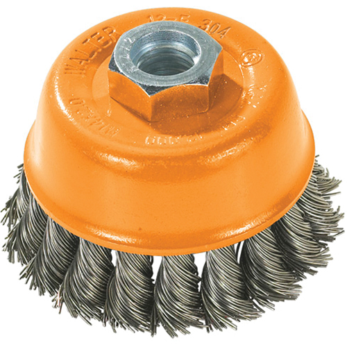 Wire Cup Brush, 3" Dia. x 5/8"-11 Arbor Oxymax Inc