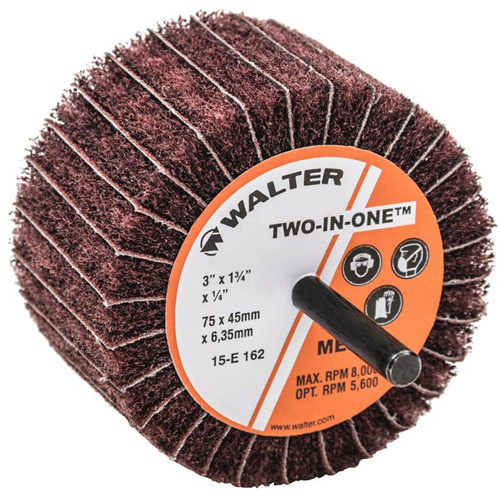 Meule &agrave; lamelles abrasives Two-In-One Oxymax Inc