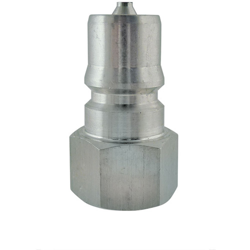 Hydraulic Quick Coupler - Plug, Stainless Steel, 1/2" Dia. Oxymax Inc