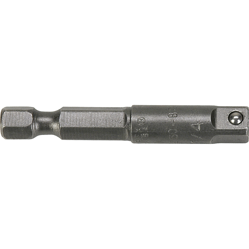 Hex To Male Square Drive Extension, 1/4" Drive Size, 2" L Oxymax Inc