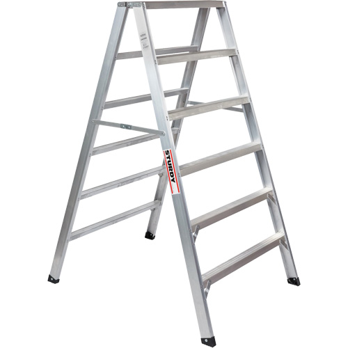 Saw Horse, 6' H x 30" W x 300 lbs. Capacity, Aluminum Oxymax Inc