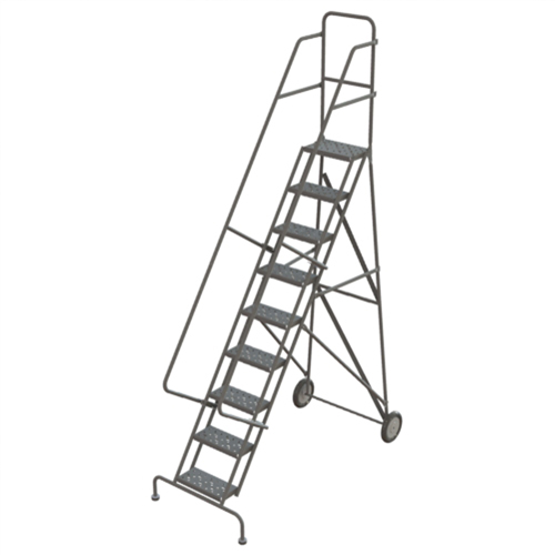 &eacute;chelles roulantes, 9 marches, Stri&eacute;, Hauteur 96" Oxymax Inc