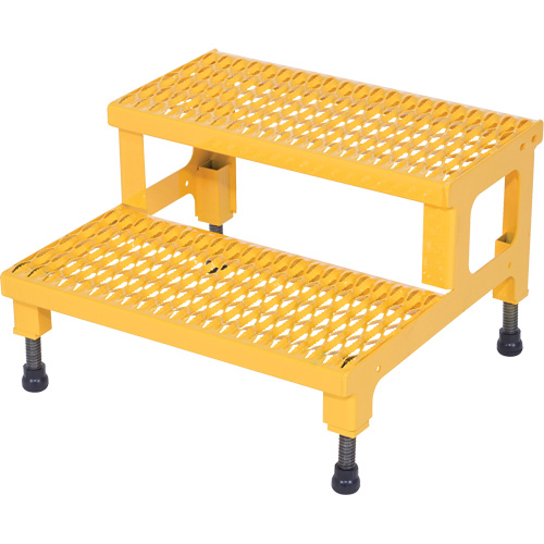 Adjustable Step-Mate Stand, 2 Step(s), 23-13/16" W x 22-7/8" L x 15-1/4" H, 500 lbs. Capacity Oxymax Inc