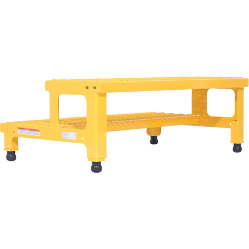 Adjustable Step-Mate Stand, 2 Step(s), 36-3/16" W x 22-7/8" L x 15-1/4" H, 500 lbs. Capacity Oxymax Inc