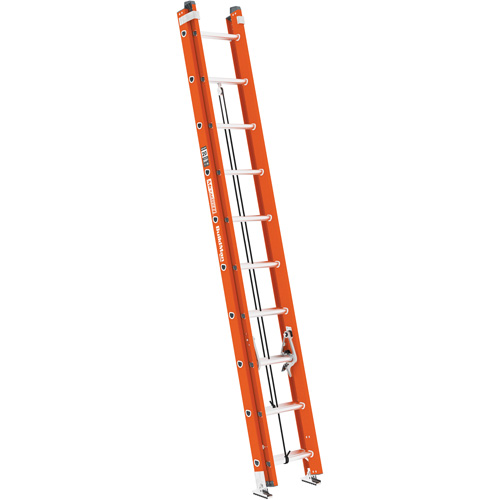 BuildMan&reg; Extension Ladder, 300 lbs. Cap., 20' H, Grade 1A Oxymax Inc