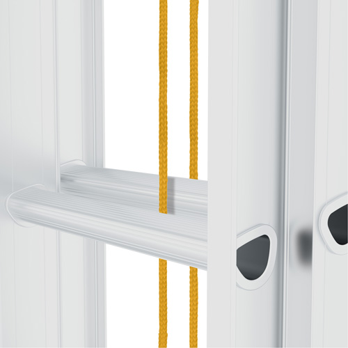 Jobsite Series Extension Ladder, 250 lbs. Cap., 28' H, Grade 3 Oxymax Inc