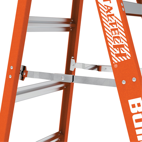 Step Ladder, 12', Fibreglass, 375 lbs. Capacity, Type 1AA Oxymax Inc