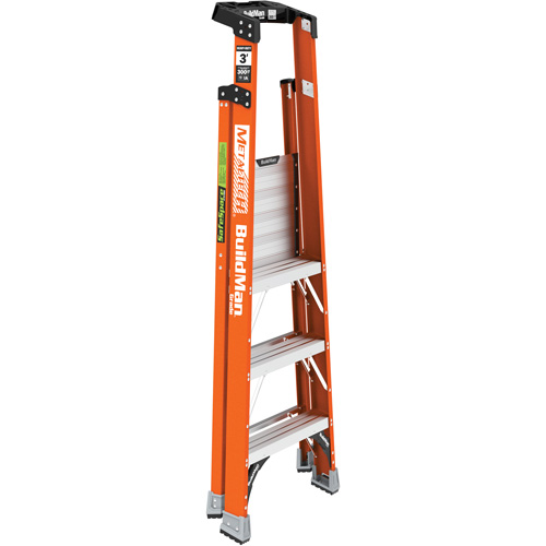 Safespace Platform Step Ladder, 3', 300 lbs. Cap. Oxymax Inc