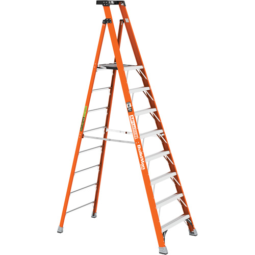 Safespace Platform Step Ladder, 8', 300 lbs. Cap. Oxymax Inc