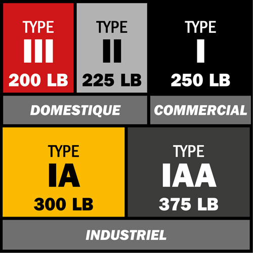 Escabeau avec plateau &agrave; peinture, 10', Aluminium, Capacit&eacute; 225 lb, Type 2 Oxymax Inc
