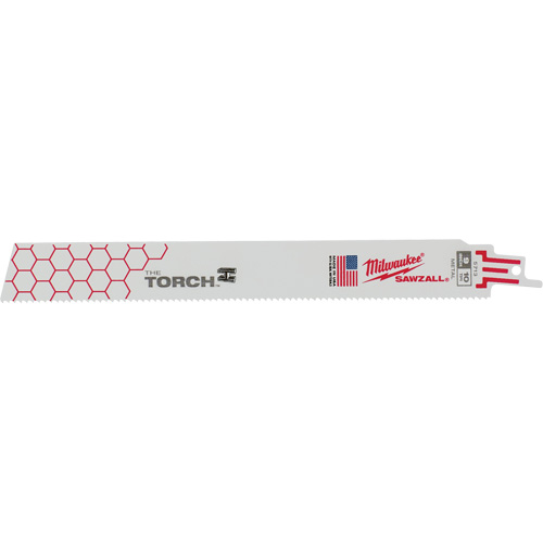 The Torch Sawzall&reg; Blades, Bi-Metal, 10 TPI, 9" L x 1" W Oxymax Inc