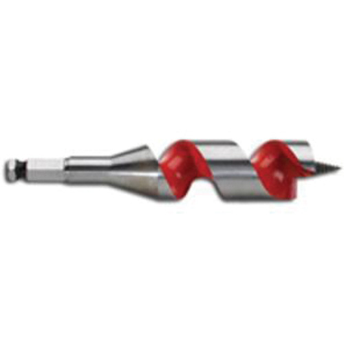 Longue m&egrave;che h&eacute;licoidale pour perceuse, Diam&egrave;tre de 1-1/4, Cannelure 3", Tige 7/16" hexagonal Oxymax Inc