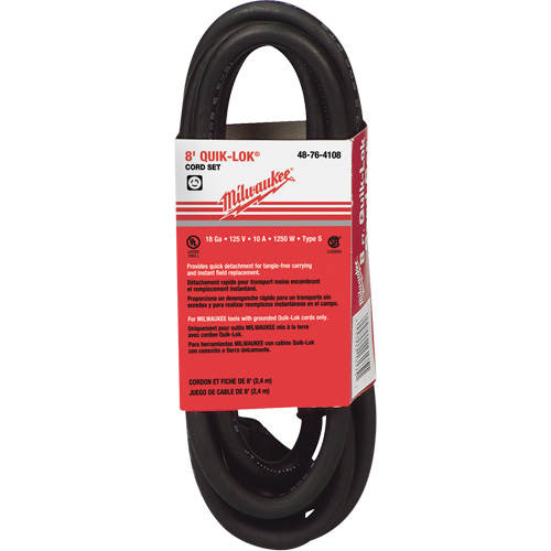 Cordon Quik-Lok avec prise de style tournante Oxymax Inc