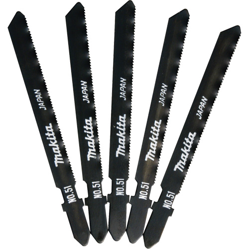 Lame de scie sauteuse, Acier rapide, Tige en T, 3-1/2" lo, 24 dents par pouce Oxymax Inc