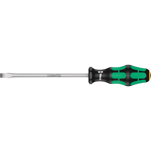 Tapered Slotted Screwdriver, 7 mm, 10-1/16" L, Plastic Handle Oxymax Inc