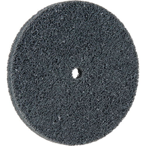Meule homog&egrave;ne &agrave; faible densit&eacute; de s&eacute;rie 500 Standard Abrasives, 3" x 1/4", Arbre de 1/4", Grain de Fin, Carbure de silicium Oxymax Inc