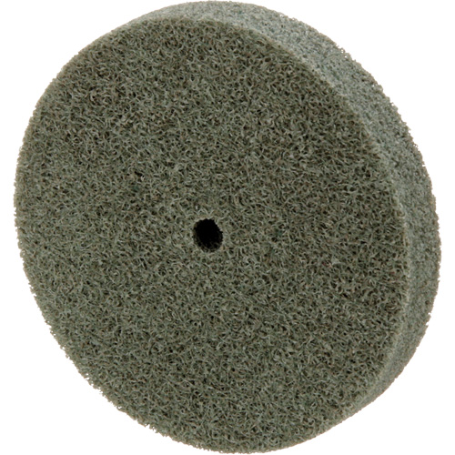 Meule homog&egrave;ne &agrave; faible densit&eacute; de s&eacute;rie 500 Standard Abrasives, 3" x 1/2", Arbre de 1/4", Grain de Moyen, Oxyde d'aluminium Oxymax Inc